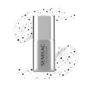 Semilac Top No Wipe Black Sprinkles 7ml