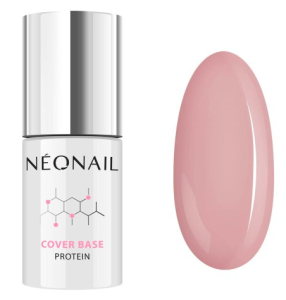 Neonail Lakier Hybrydowy Cover Base Protein Natural Nude