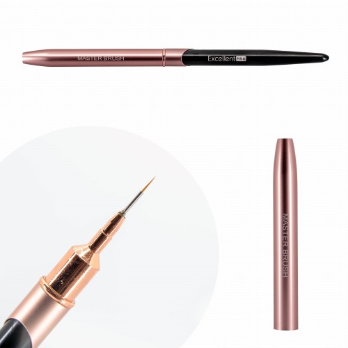 Excellent Pro Pędzelek Do Zdobień 5mm Pink&Black.jpeg