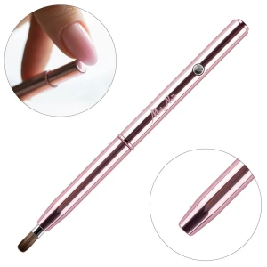 Molly Nails Pędzelek Rose Gold 6 Flat Oval 10 mm