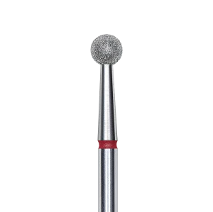 Staleks Frez Diamentowy Kulka Czerwona Expert 4 mm
