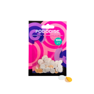 Staleks Wymienne Pilniki Białe do Dysku do Pedicure PODODISC XS EXPERT 100 Grit (50 szt)