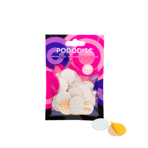 Staleks Wymienne Pilniki Białe do Dysku do Pedicure PODODISC M EXPERT 180 Grit (50 szt)