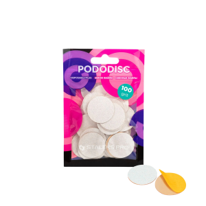 Staleks Wymienne Pilniki Białe do Dysku do Pedicure PODODISC L EXPERT 100 Grit (50 szt)