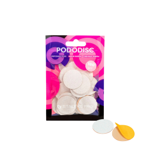 Staleks Wymienne Pilniki Białe do Dysku do Pedicure PODODISC L EXPERT 180 Grit (50 szt)