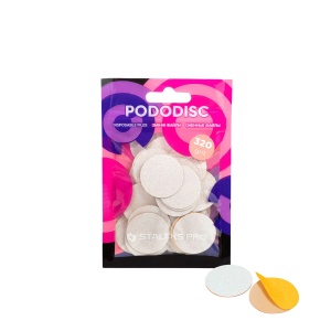 Staleks Wymienne Pilniki Białe do Dysku do Pedicure PODODISC L EXPERT 320 Grit (50 szt)