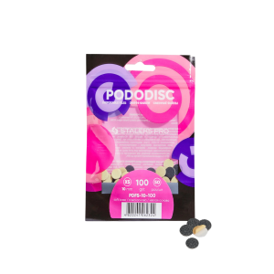 Staleks Wymienne Pilniki na Miękkiej Bazie do Dysku do Pedicure PODODISC XS EXPERT 100 Grit (50 szt)