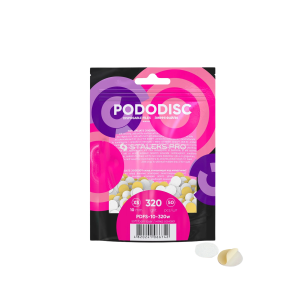 Staleks Wymienne Pilniki Białe na Miękkiej Bazie do Dysku do Pedicure PODODISC XS EXPERT 320 Grit (50 szt)