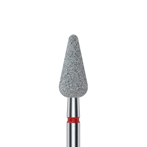 Staleks Frez Diamentowy Grusza Zaokrąglona Czerwona 5mm/12mm