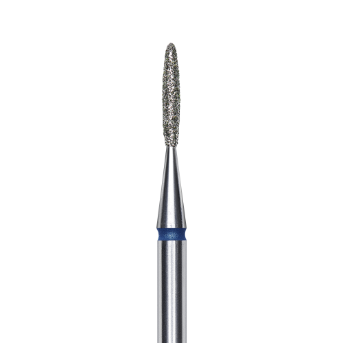 Staleks frez diamentowy płomyk niebieski1.4mm8mm..png