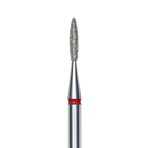 Staleks Frez Diamentowy Płomyk Czerwony 1,6mm/8mm