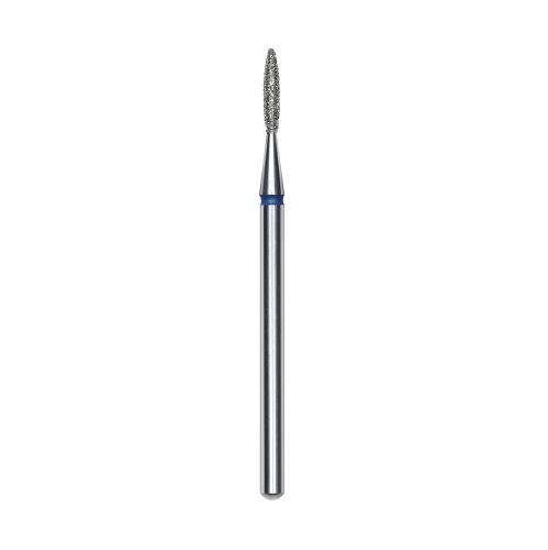 Staleks frez diamentowy płomyk ostry niebieski 1,6mm8mm.png