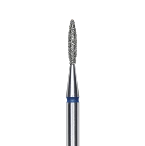 Staleks Frez Diamentowy Płomyk Ostry Niebieski 1,6mm/8mm
