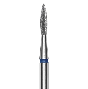 Staleks Frez Diamentowy Płomień Ostry Niebieski 1,8mm/8mm