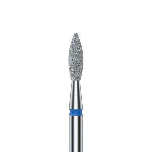 Staleks Frez Diamentowy Płomień Ostry Niebieski 2,3mm/8mm