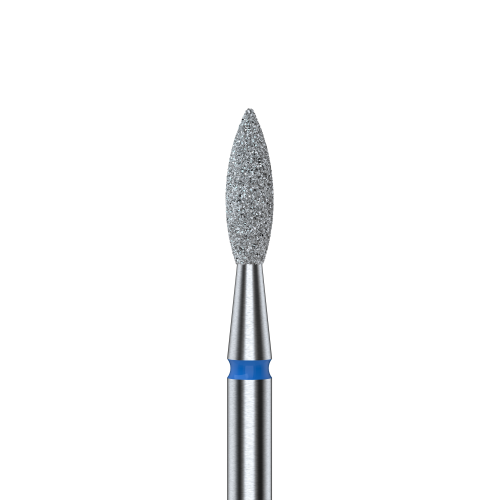 Staleks frez diamentowy płomień ostry niebieski 2,3mm8mm..png