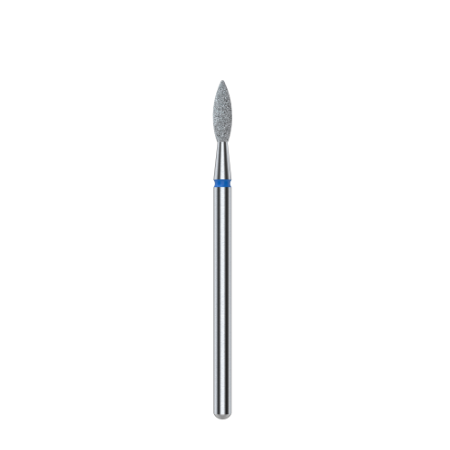 Staleks frez diamentowy płomień ostry niebieski 2,3mm8mm.png
