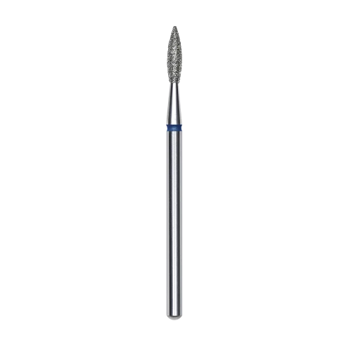 Staleks frez diamentowy płomyk DUO niebiesko zielony 2,1mm8mm.png