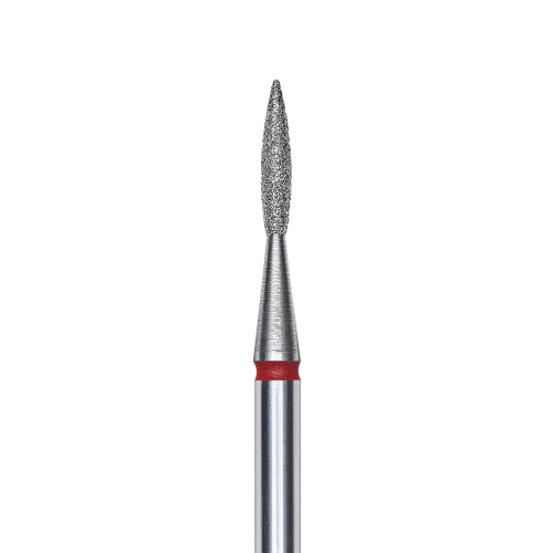 Staleks frez diamentowy płomyk ostry czerwony1,6mm8mm..png