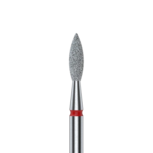 Staleks frez diamentowy płomień ostry czerwony 2,3mm8mm..png