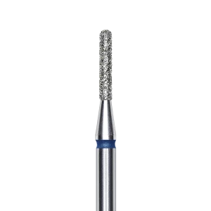 Staleks Frez Diamentowy Zaokrąglony Walec Niebieski 1,4mm/8mm