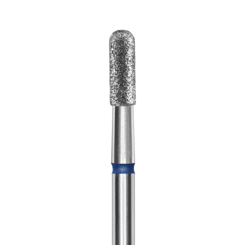 Staleks frez diamentowy zaokrąglony walec niebieski 2,3mm6,5mm.png
