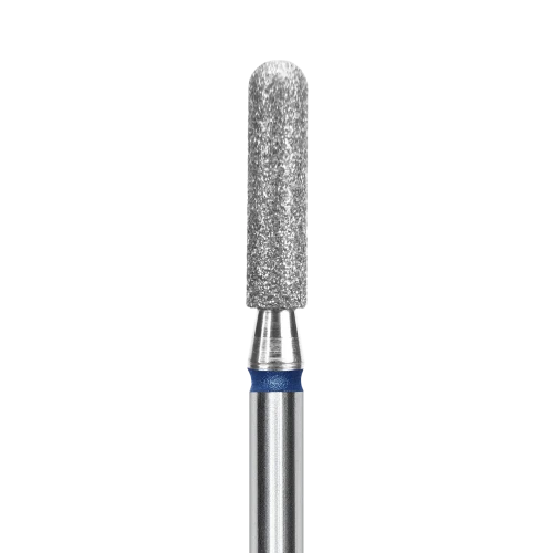 Staleks frez diamentowy zaokrąglony walec niebieski 2,5mm10mm.png