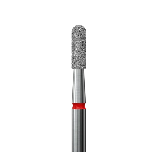 Staleks frez diamentowy zaokrąglony walec czerwony 2,3mm8mm..png