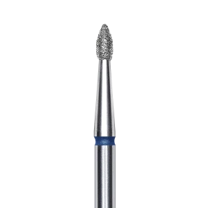 Staleks Frez Diamentowy Oliwka Ostra Niebieska 1,8mm/4mm