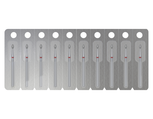 Staleks frez diamentowy oliwka ostra czerwona2,5mm4,5mm.png