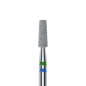 Staleks Frez Diamentowy DUO Stożek Niebiesko-Zielony 2,5mm/8mm