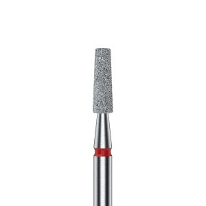 Staleks Frez Diamentowy Ścięty Stożek Czerwony 2,5mm/8mm