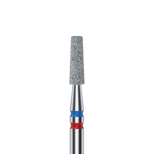Staleks Frez Diamentowy DUO Stożek Czerwono-Niebieski 2,5mm/8mm