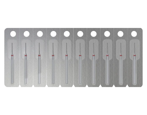 Staleks frez diamentowy igła czerwona1mm10mm.png