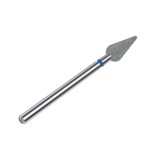 Staleks frez diamentowy grusza ostra Niebieska5mm12mm.png