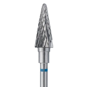 Staleks Frez z Węglika Spiekanego Stożek Niebieski 6mm/14mm