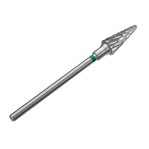 Staleks frez węglikowy stożek zielony6mm14mm.png
