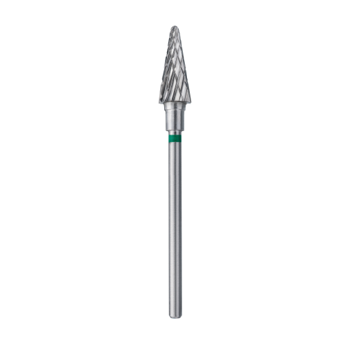 Staleks frez węglikowy stożek zielony 6mm14mm.png