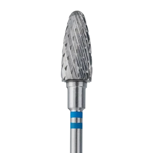 Staleks Frez z Węglika Spiekanego Stożek Okrągły dla Leworęcznych Niebieski 6mm/14mm