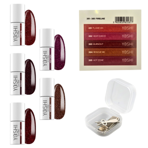 Yoshi Zestaw Lakierów Fireline 261 - 265 + Naklejki na Wzorniki + Magnes