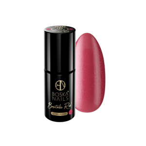 Boska Nails 395 Bmetalic Red Lakier Hybrydowy 6ml