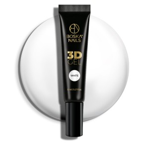 Boska Nails Żel 3D do Zdobień White 8 ml