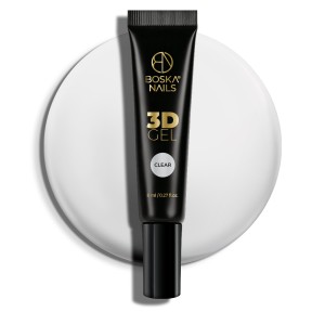 Boska Nails Żel 3D do Zdobień Clear 8 ml