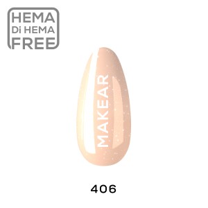 Makear 406 Lakier Hybrydowy Pastel Princess 8ml