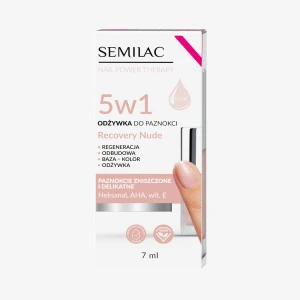 Semilac Odżywka Do Paznokci Recovery Nude 5w1 7ml
