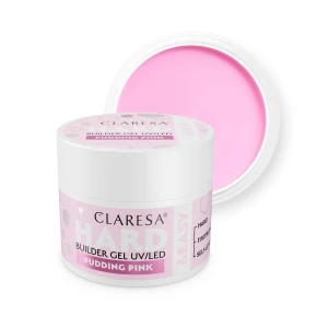 Claresa Żel Budujący Hard&Easy Pudding Pink 45 g