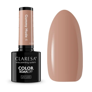 Claresa Gummy Nude 4 Lakier Hybrydowy 5g