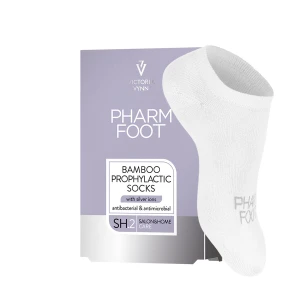 Pharm Foot Bambusowe Skarpetki Białe r. 39-42