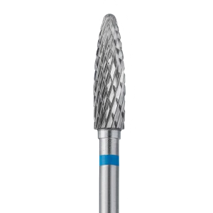 Staleks Frez z Węglika Spiekanego Stożek Niebieski 4mm/14mm