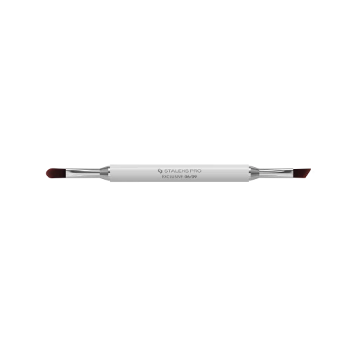 Staleks Pędzelek Dwustronny Exclusive do Żelu 10mm Liner 10mm '579' (7).png